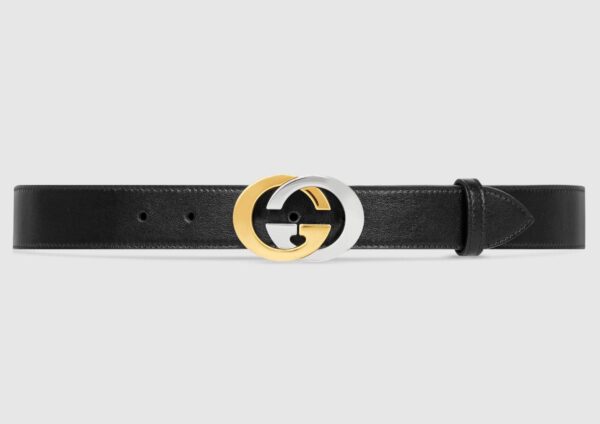 Belt with Interlocking G buckle