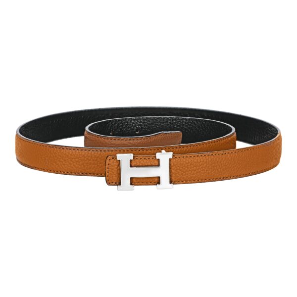 Reversible Buckle Hermès Belt Brown&Black 20 mm