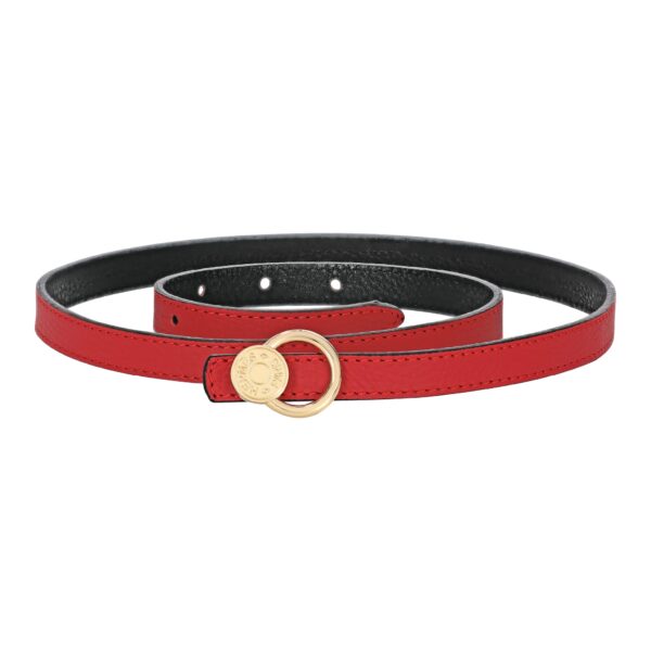 Reversible Hermès Belt Red&Black 20 mm