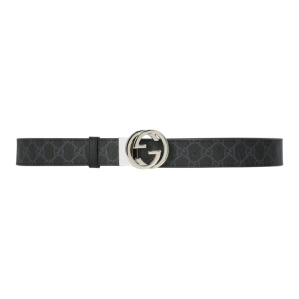 Reversible GG Buckle Leather Belt