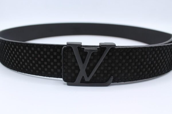 Black Suede Leather Belt