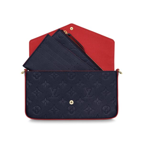 Félicie Pochette Navy Blue Monogram - Image 2