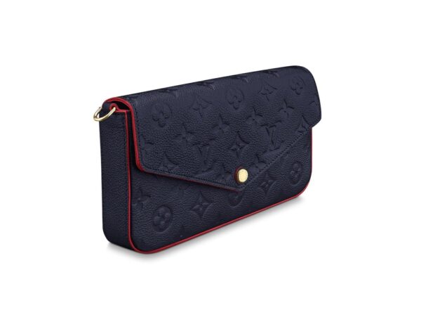 Félicie Pochette Navy Blue Monogram - Image 3