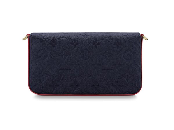 Félicie Pochette Navy Blue Monogram - Image 5