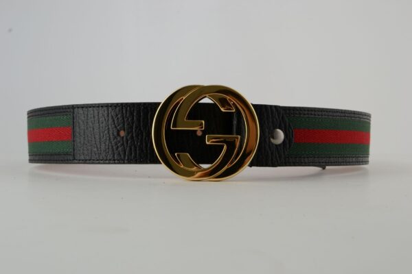 GG Red & Green Stripe Gold Buckle - Image 3