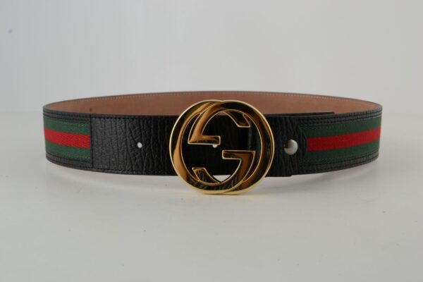 GG Red & Green Stripe Gold Buckle - Image 5