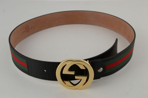 GG Red & Green Stripe Gold Buckle - Image 6