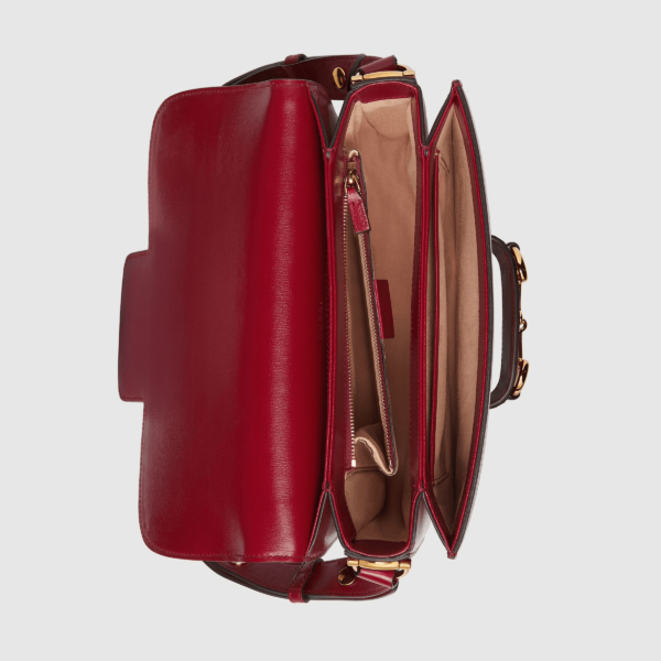 Horsebit 1955 Shoulder Bag Red - Image 6