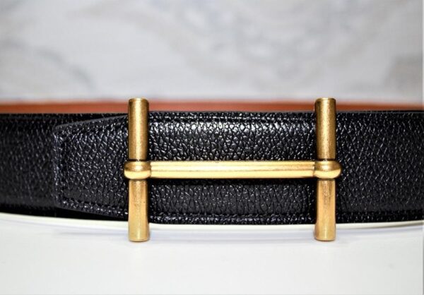 New Reversible Buckle Belt Brown&Black 40 mm