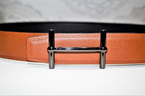 New Reversible Buckle Belt Brown&Black 40 mm - Image 3