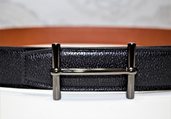 New Reversible Buckle Belt Brown&Black 40 mm - Image 4