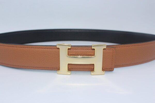 Reversible Buckle Belt Brown&Black 35mm