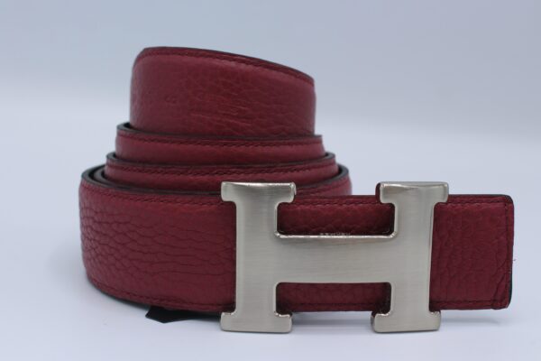 Reversible Buckle Leather Belt