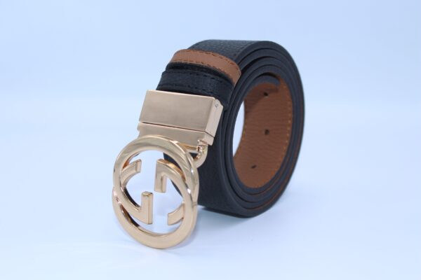 Reversible GG Buckle Leather Belt - Image 16