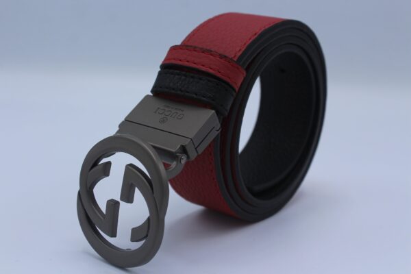 Reversible GG Buckle Leather Belt - Image 18