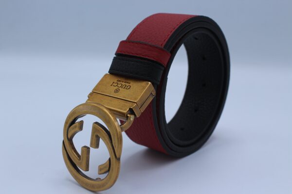 Reversible GG Buckle Leather Belt - Image 20