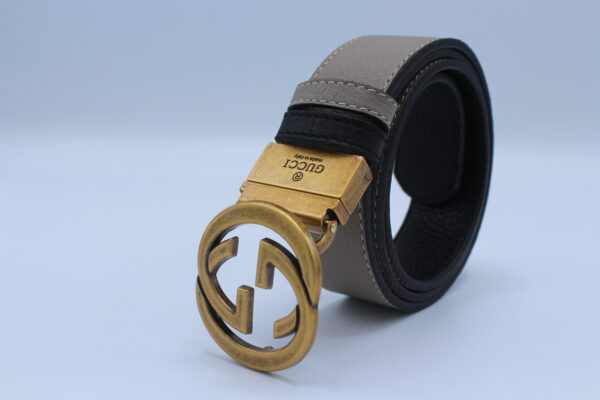 Reversible GG Buckle Leather Belt - Image 21