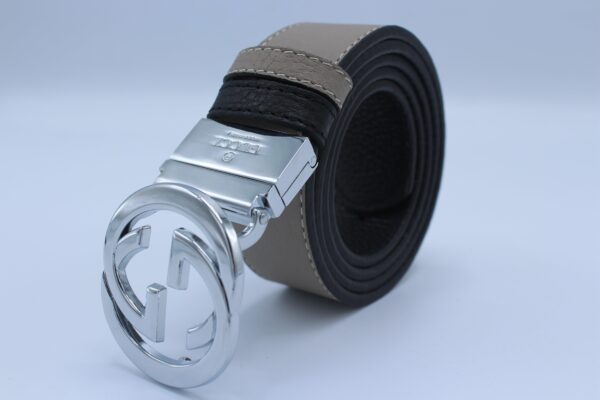 Reversible GG Buckle Leather Belt - Image 23