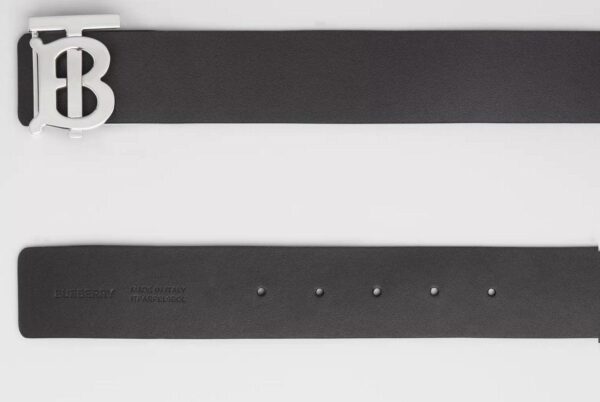 Reversible Motif Leather Belt - Image 4