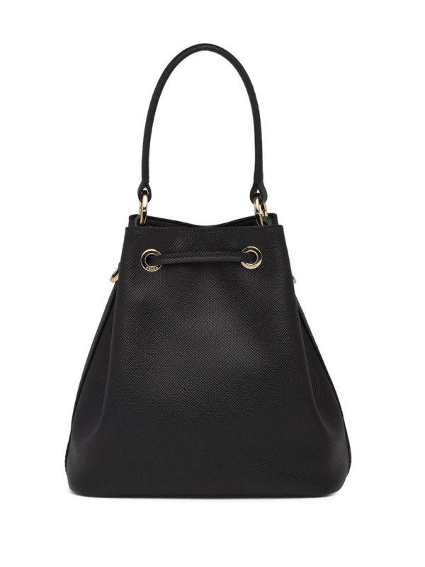 Saffiano Bucket Bag Black - Image 3