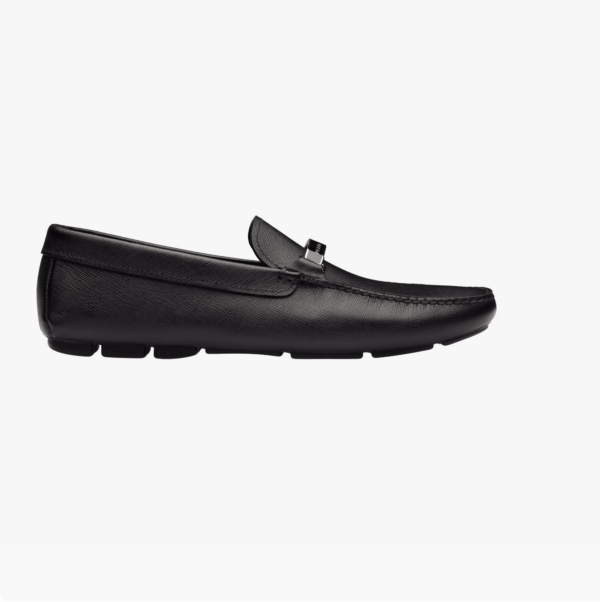 Saffiano Leather Loafers - Image 2